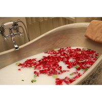 Set of Pink Soap Flower Heart Boxes Romantic Gift Bath Decor - Pink
