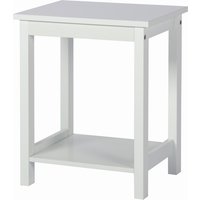 Small Side Table - White