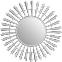 Marseille Ornate Gold Frame Wall Mirror - Silver