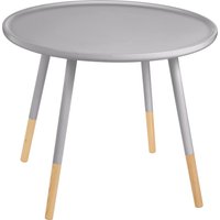Viborg Grey Large Round Side Table - Grey