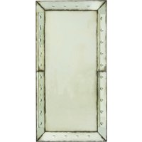Avento Gold Mirror With Circular Hook - Green
