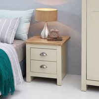 Nightstand with 2 Drawers - Cream