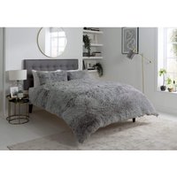 Snuggle Cuddle Duvet Set - Silver / Single