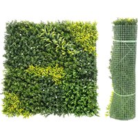 Outsunny Artificial Grass Wall Panel, Greenery Wall, 100x100 cm - Green