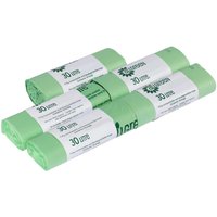 All-Green 30 Litre Compostable Food Waste Bin Liners - Green / 5