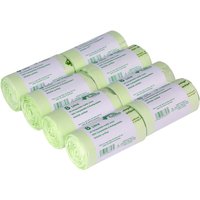 Green Giraffe 8 Litre Food Bin/Caddy Liners - Green / 8