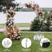 Wedding Moongate 200cm Silver - Silver