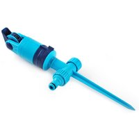 Static Garden Watering Lawn Rotating Sprinkler Hozelock Compatible ABS Plastic - Blue