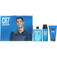 Cristiano Ronaldo, Cristiano Ronaldo Play It Cool Eau De Toilette 100ml Gift Set - Blue Cristiano Ronaldo, Cristiano Ronaldo Play It Cool Eau De Toilette 100ml Gift Set - Blue