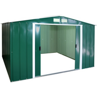 Sapphire, Sapphire Apex Metal Shed - Green / 302cm Sapphire, Sapphire Apex Metal Shed - Green / 302cm