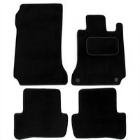 Mercedes C-Class 2007 to 2014 Carpet Car Mats Set - Black