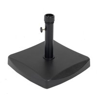 Charles Bentley Heavy Weight 26.5Kg Concrete Parasol Base Umbrella Stand - Black