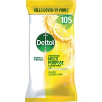 Pack of Dettol Wipes - Citrus Zest / 105