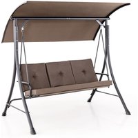 Patio Canopy Swing Chair - Brown