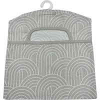 Geo Printed Peg Bag - Grey