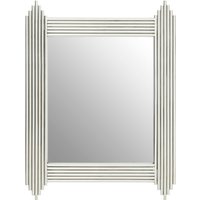 Palazio Rectangular Wall Mirror with Silver Finish - Silver