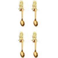 Pack of 2 Mermaid Coffee Spoon - Gold / 4