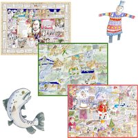 Tim Bulmer 3 x 1000 Piece Jigsaw Puzzle Set - Neutral