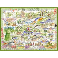 In the Garden - Tim Bulmer 1000 Piece Jigsaw Puzzle - Neutral