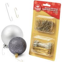 Christmas Bauble Hooks Set of 200 - Gold