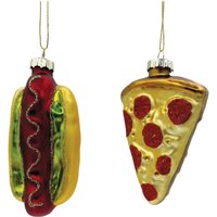 Around The World, Hanging Glass Food Ornament Around The World, Hanging Glass Food Ornament
