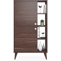 Ruumstore, Vega High Cabinet with 2 Doors and Shelves - Victoria Walnut Ruumstore, Vega High Cabinet with 2 Doors and Shelves - Victoria Walnut