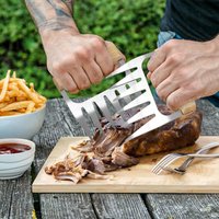 Heavy Duty Stainless Steel Bear Claws Meat Shredder - Silver