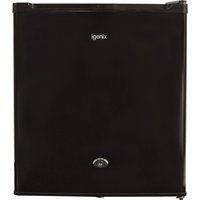 47L Table Top Fridge with Lock Black - Black