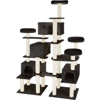 tectake Cat Tree Scratching Post Entissar - Black