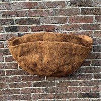 Coco Wall Basket Planter Liners (60cm) - Brown / 2