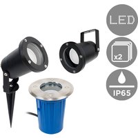 ValueLights, Berwick Pair of Silver Outdoor Light (Multi-Installation) - Silver ValueLights, Berwick Pair of Silver Outdoor Light (Multi-Installation) - Silver