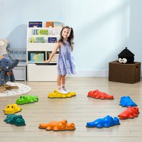 ZONEKIZ Crocodile Designed Balance Stones with Anti Slip Edge - Blue / 40.5cm