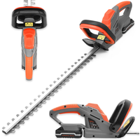 Electric Cordless Hedge Trimmer 20V - Orange