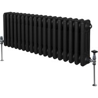 Traditional Column Radiators - Black / 30cm / 83cm / 10cm