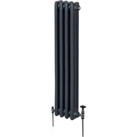 Traditional Column Radiators - Grey / 10cm / 150cm / 20cm
