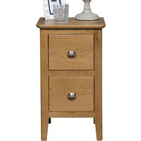 Light Oak Bedside Cabinet - Brown