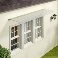 Outdoor Transparent Awning - Transparent / 43cm / 160cm