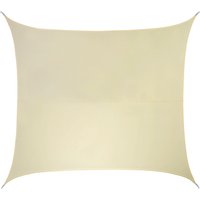 3m Square Water Resistant Sun Shade Sail - Ivory