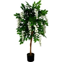 Luxury Flowering Artificial Trees - White / 70cm / 130cm
