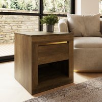 Astley Lamp Table - Knotty Oak