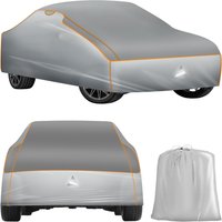 Universal Car Cover, Waterproof, Breathable, Padded - Grey / M: 431 x 165 x 120 cm
