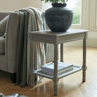 Serene Rattan Side Table - Brown