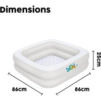 Bestway Small Baby Tub - Grey
