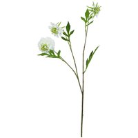 Set of 3 Scabious Artificial Stems - White