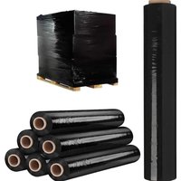Extra Strong Pallet Wrap Shrink Wrap - Black / 1800cm