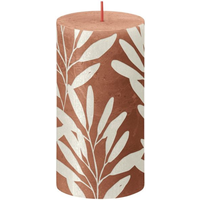 Bolsius Rustic Pillar Candle - Pink Sage