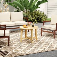 Costway Patio End Table - Natural