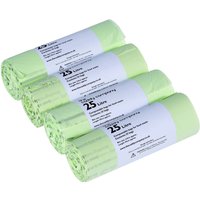 Caddy Company 25 Litre Compostable Food Waste Bin Bags - Green / 4