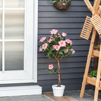 Outsunny Artificial Rose Tree - Pink / 3.5kg