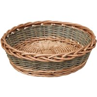 Unpeeled Willow Round Tray - Brown / 25cm